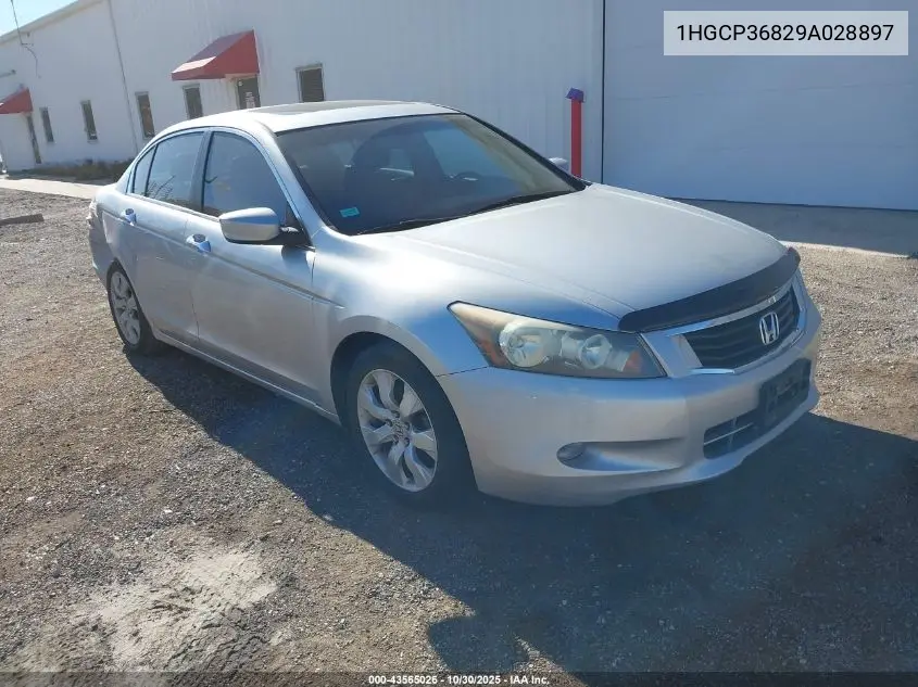 1HGCP36829A028897 2009 Honda Accord 3.5 Ex-L