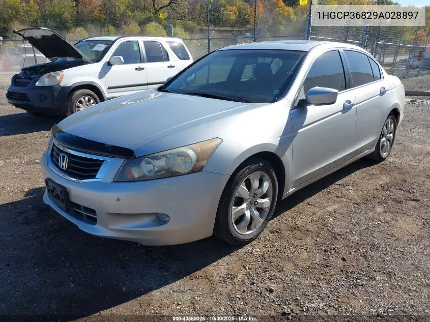 1HGCP36829A028897 2009 Honda Accord 3.5 Ex-L