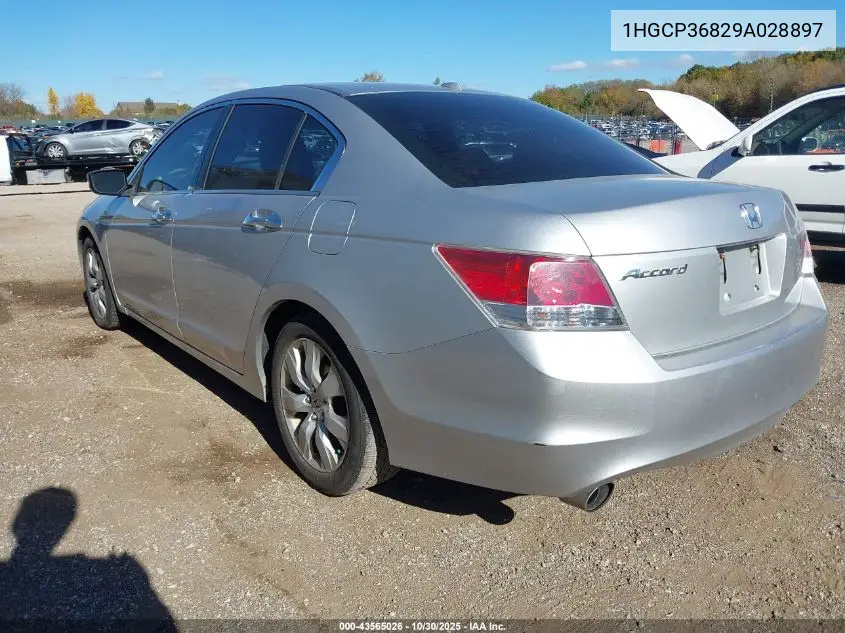1HGCP36829A028897 2009 Honda Accord 3.5 Ex-L