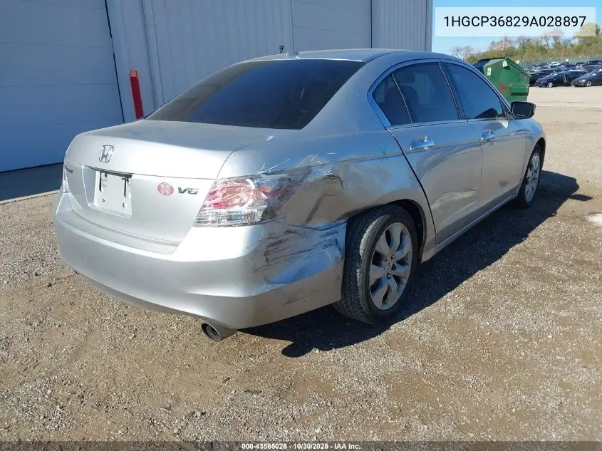 1HGCP36829A028897 2009 Honda Accord 3.5 Ex-L