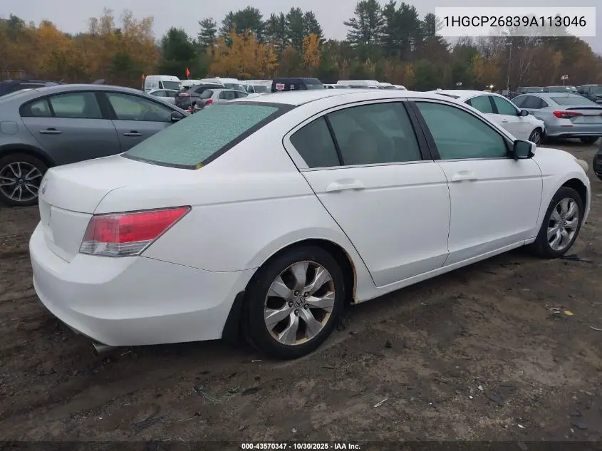 1HGCP26839A113046 2009 Honda Accord 2.4 Ex-L