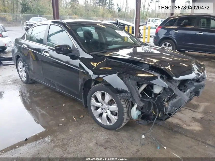 1HGCP36789A020472 2009 Honda Accord 3.5 Ex