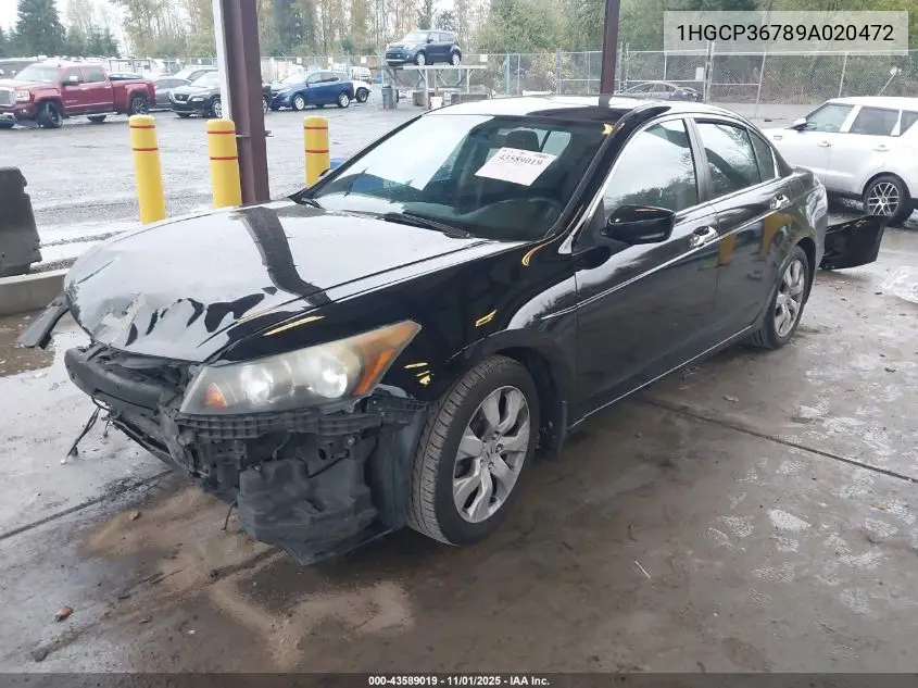 1HGCP36789A020472 2009 Honda Accord 3.5 Ex