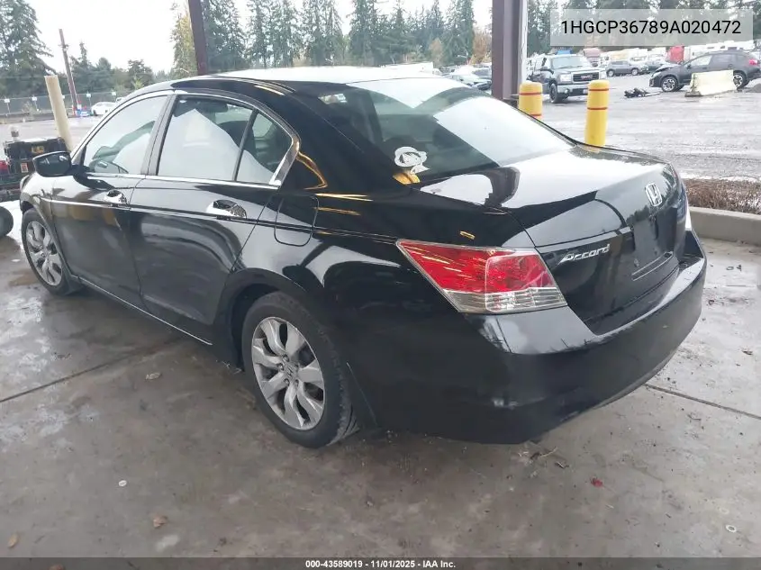 1HGCP36789A020472 2009 Honda Accord 3.5 Ex
