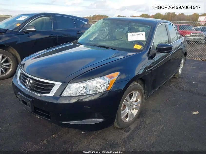 1HGCP26469A064647 2009 Honda Accord 2.4 Lx-P