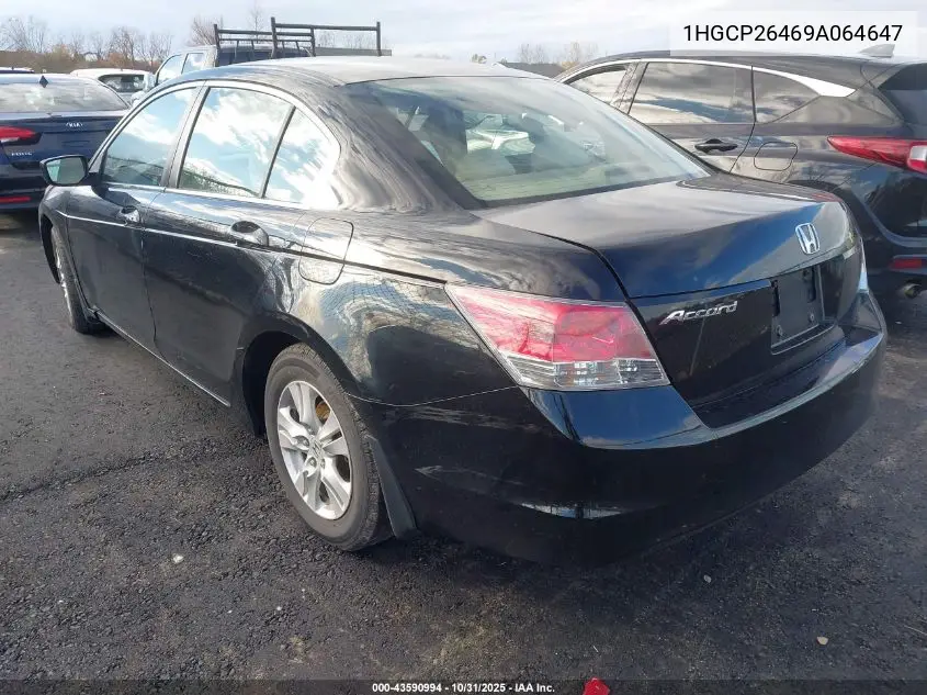 1HGCP26469A064647 2009 Honda Accord 2.4 Lx-P
