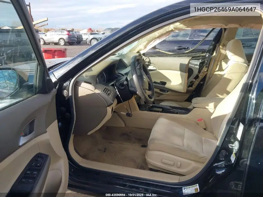 1HGCP26469A064647 2009 Honda Accord 2.4 Lx-P
