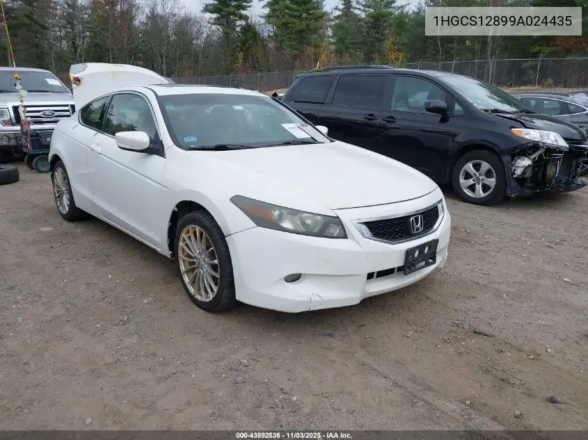 1HGCS12899A024435 2009 Honda Accord 2.4 Ex-L