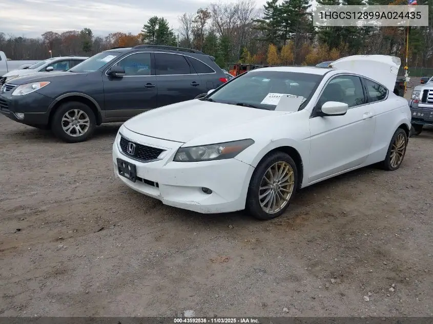 1HGCS12899A024435 2009 Honda Accord 2.4 Ex-L
