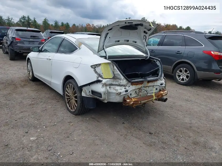 1HGCS12899A024435 2009 Honda Accord 2.4 Ex-L