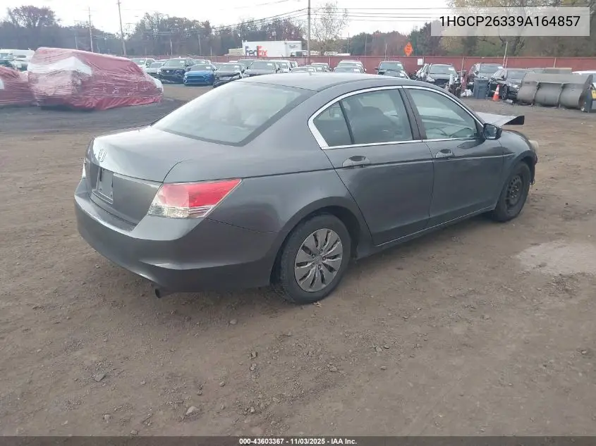 1HGCP26339A164857 2009 Honda Accord 2.4 Lx