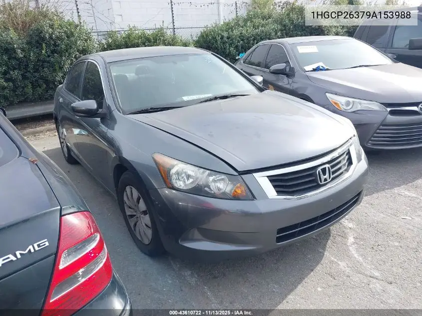 1HGCP26379A153988 2009 Honda Accord 2.4 Lx