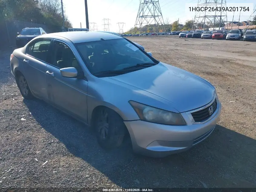 1HGCP26439A201754 2009 Honda Accord Lxp