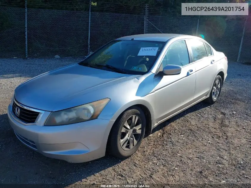 1HGCP26439A201754 2009 Honda Accord Lxp