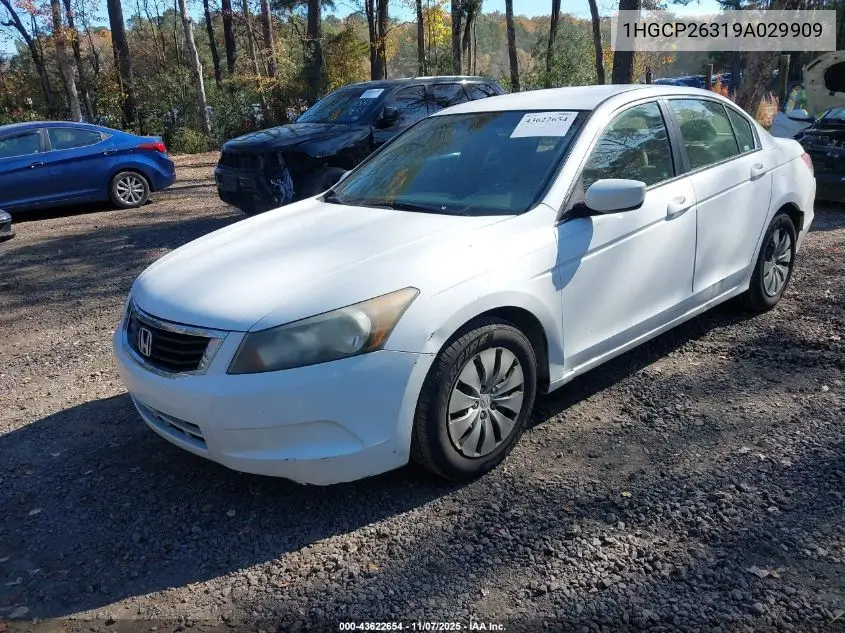 1HGCP26319A029909 2009 Honda Accord 2.4 Lx