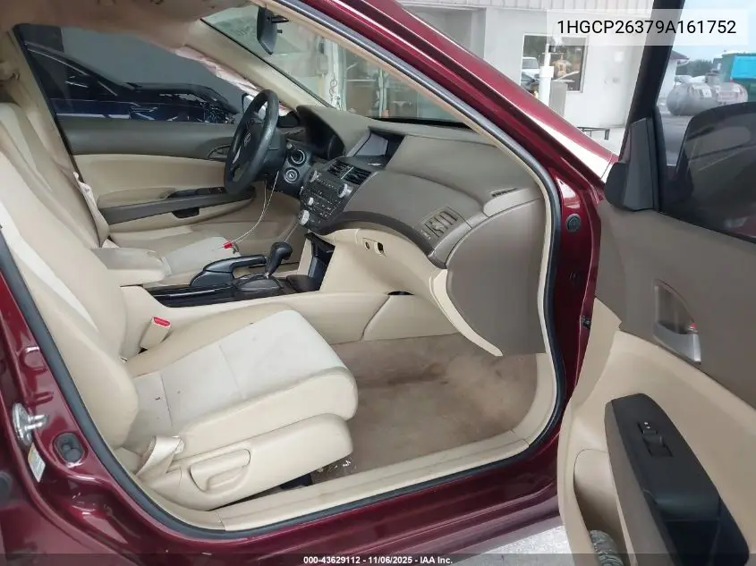 1HGCP26379A161752 2009 Honda Accord 2.4 Lx
