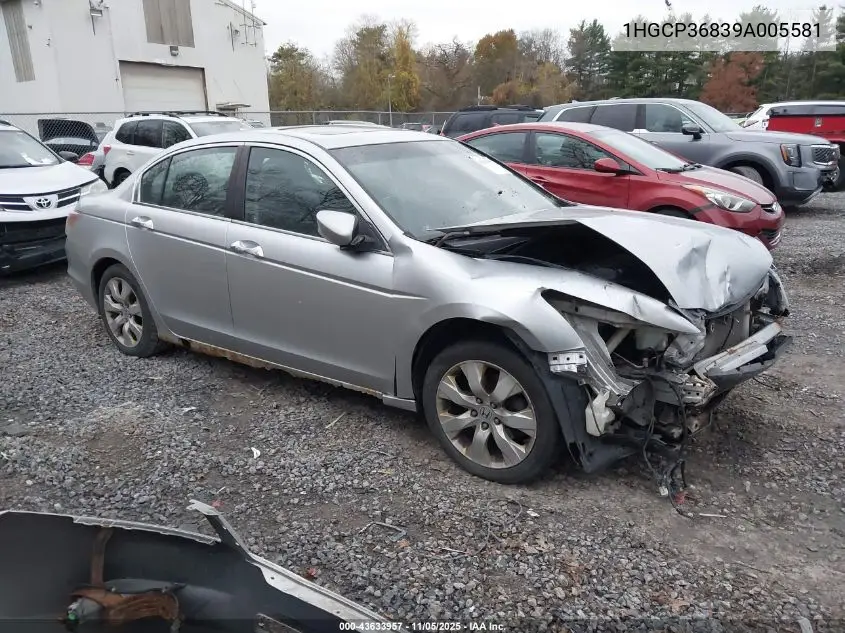 1HGCP36839A005581 2009 Honda Accord 3.5 Ex-L
