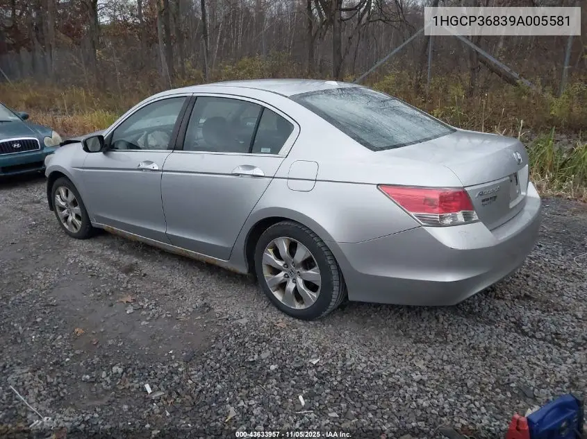 1HGCP36839A005581 2009 Honda Accord 3.5 Ex-L