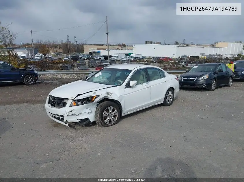 1HGCP26479A194789 2009 Honda Accord Lxp