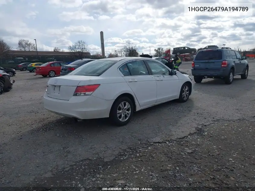 1HGCP26479A194789 2009 Honda Accord Lxp