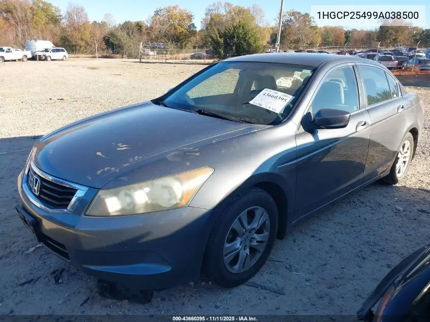 1HGCP25499A038500 2009 Honda Accord 2.4 Lx-P
