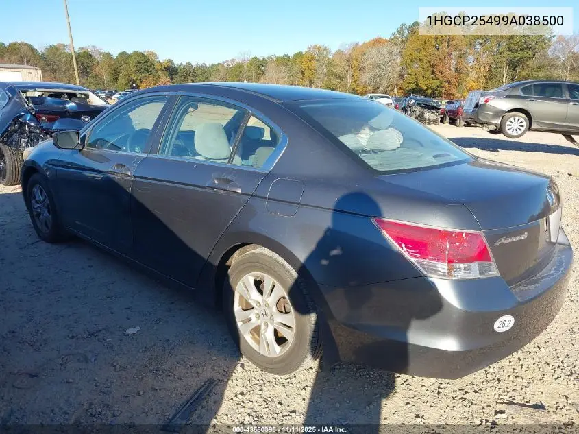 1HGCP25499A038500 2009 Honda Accord 2.4 Lx-P
