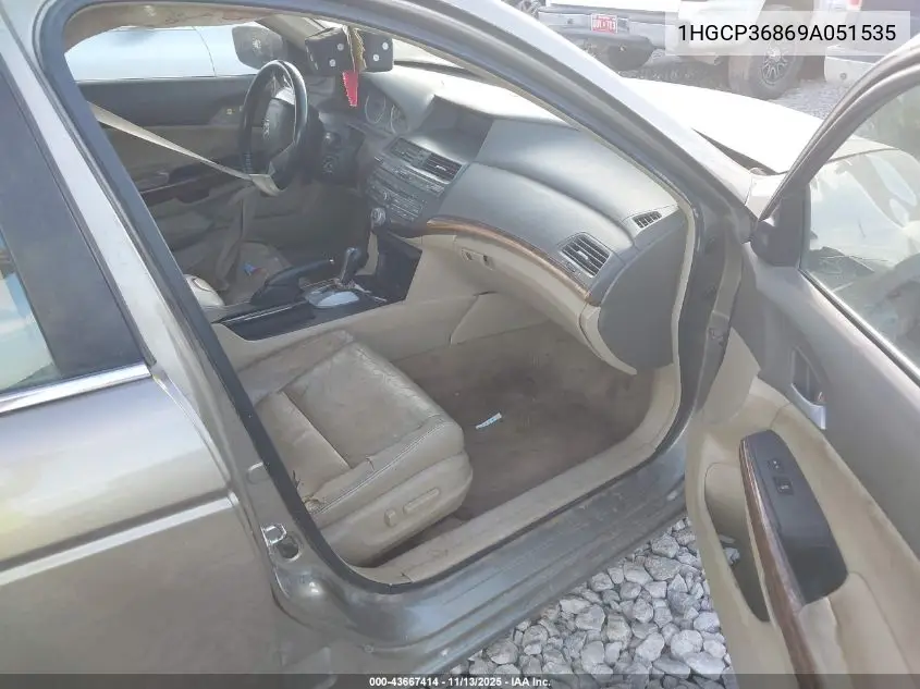 1HGCP36869A051535 2009 Honda Accord 3.5 Ex-L