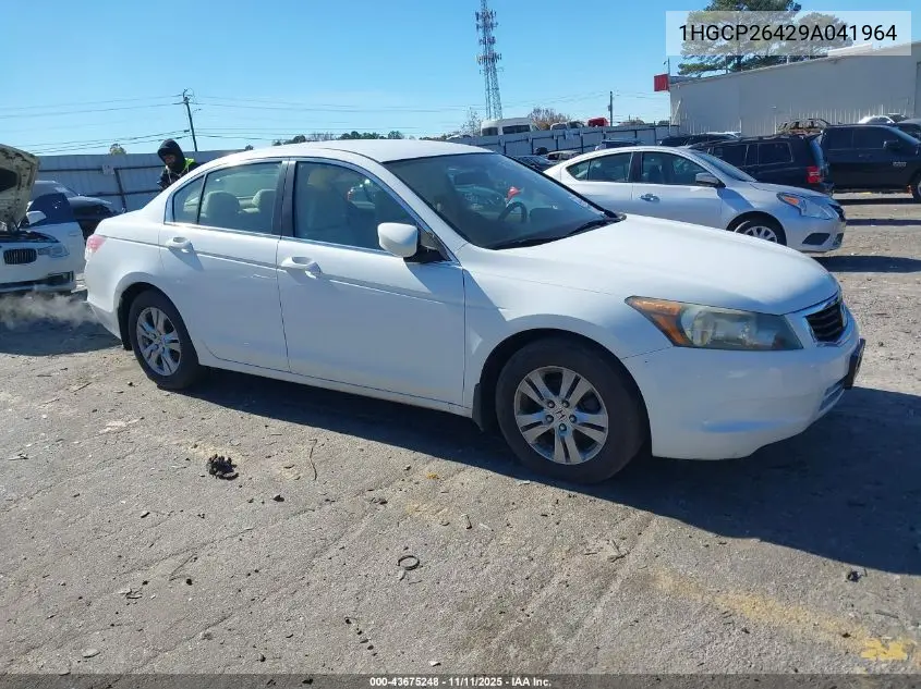 1HGCP26429A041964 2009 Honda Accord 2.4 Lx-P