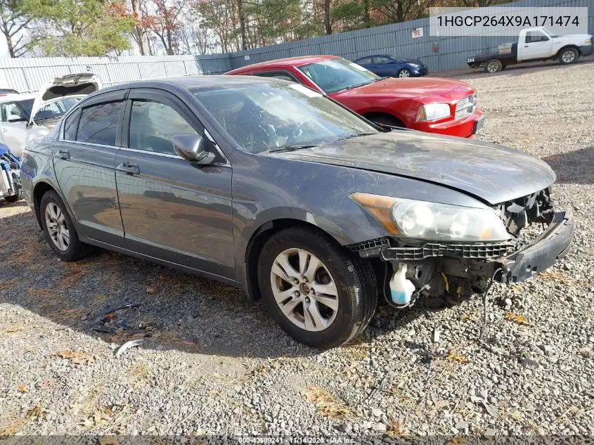 1HGCP264X9A171474 2009 Honda Accord 2.4 Lx-P