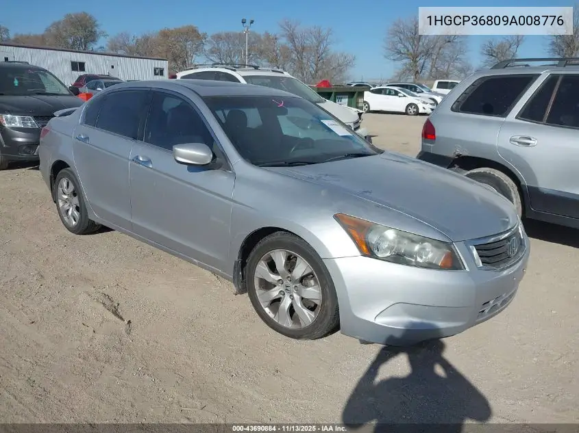 1HGCP36809A008776 2009 Honda Accord 3.5 Ex-L