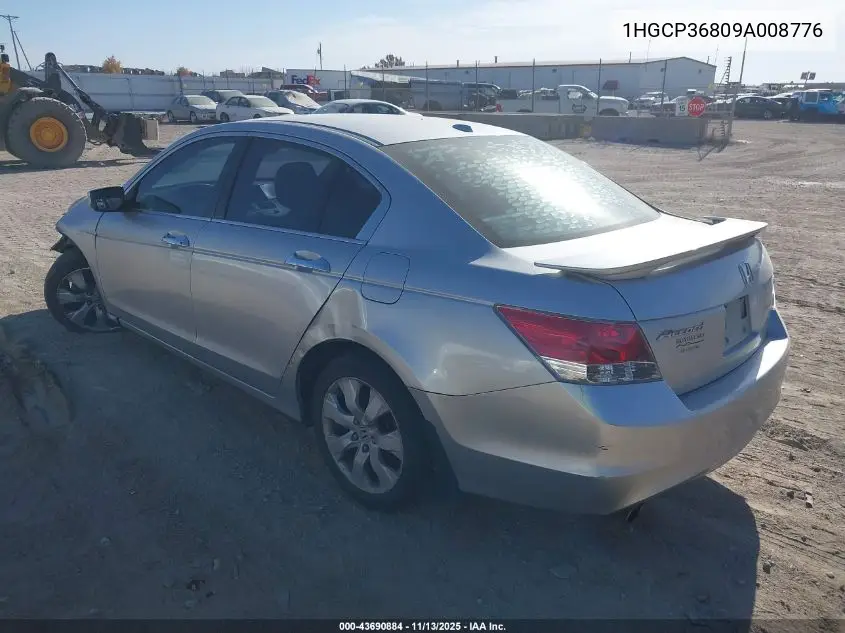 1HGCP36809A008776 2009 Honda Accord 3.5 Ex-L