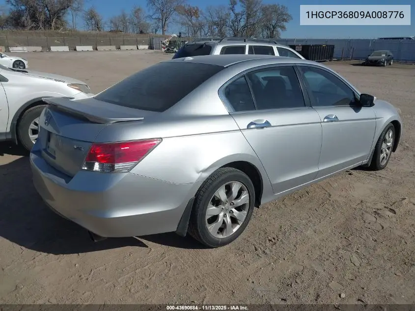 1HGCP36809A008776 2009 Honda Accord 3.5 Ex-L