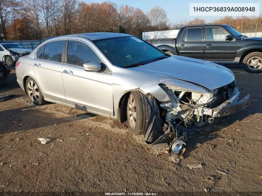 1HGCP36839A008948 2009 Honda Accord 3.5 Ex-L