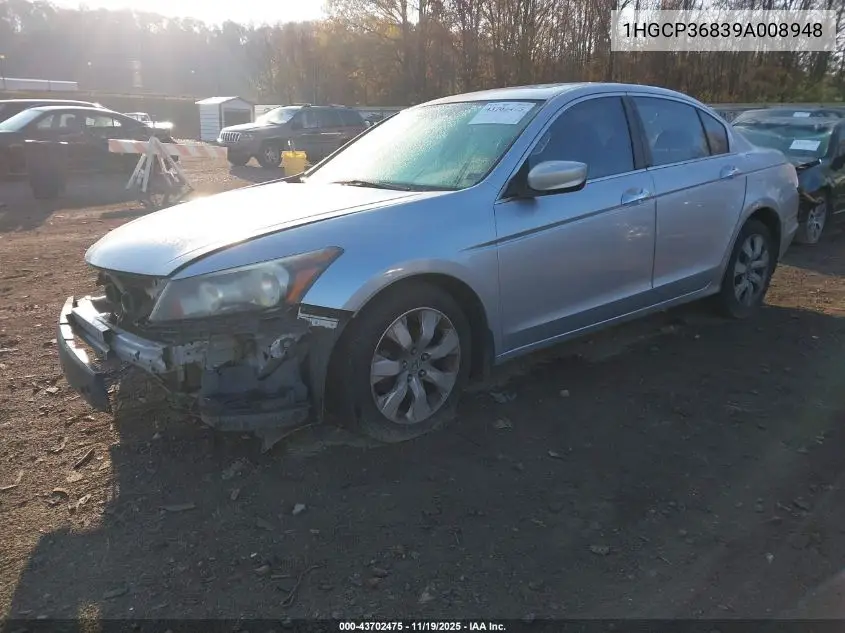 1HGCP36839A008948 2009 Honda Accord 3.5 Ex-L