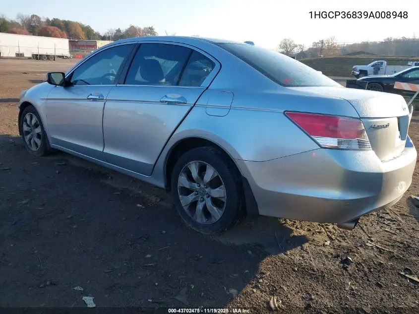 1HGCP36839A008948 2009 Honda Accord 3.5 Ex-L