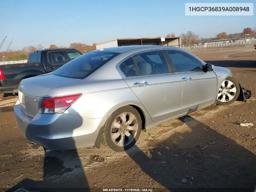 1HGCP36839A008948 2009 Honda Accord 3.5 Ex-L