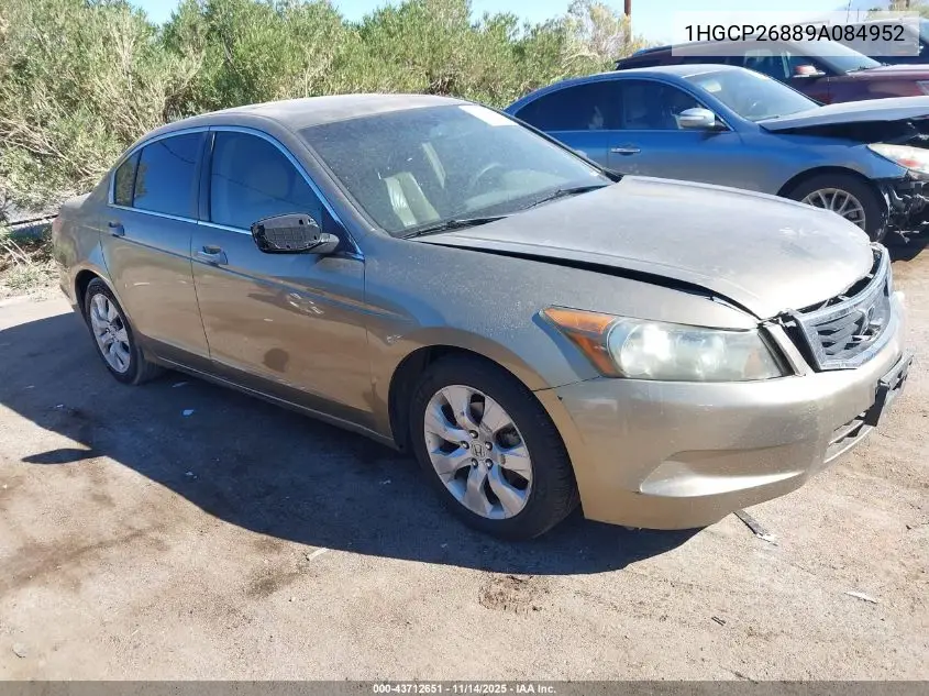 1HGCP26889A084952 2009 Honda Accord 2.4 Ex-L