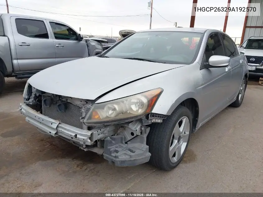 1HGCP26329A192570 2009 Honda Accord 2.4 Lx