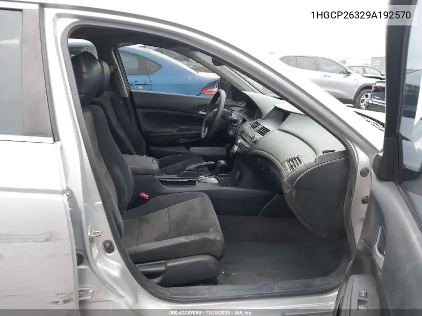 1HGCP26329A192570 2009 Honda Accord 2.4 Lx