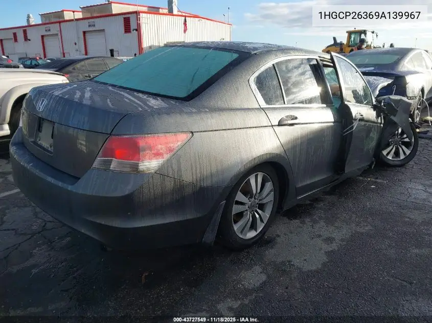 1HGCP26369A139967 2009 Honda Accord 2.4 Lx
