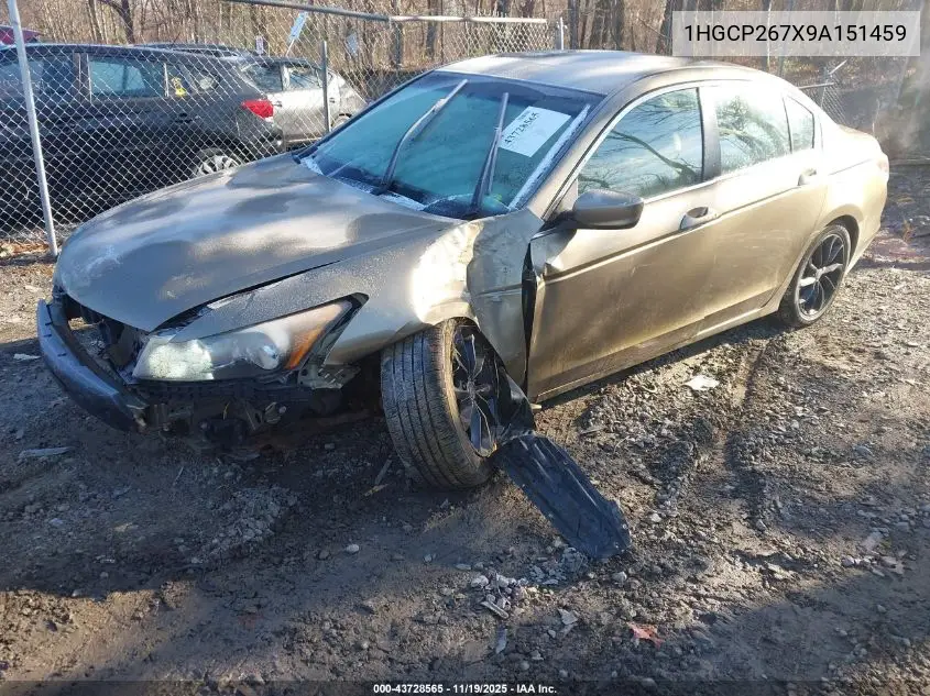 1HGCP267X9A151459 2009 Honda Accord 2.4 Ex