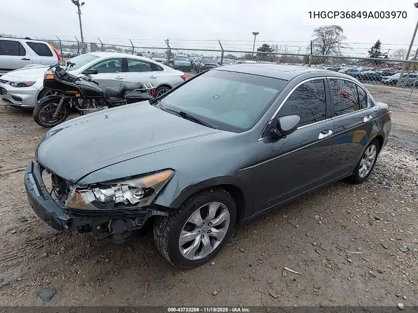 1HGCP36849A003970 2009 Honda Accord 3.5 Ex-L