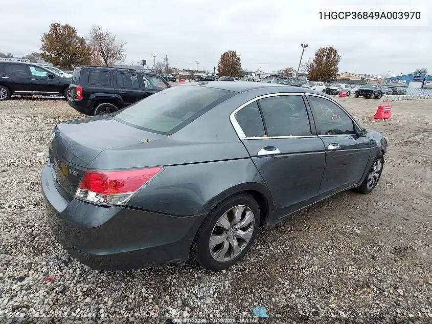 1HGCP36849A003970 2009 Honda Accord 3.5 Ex-L
