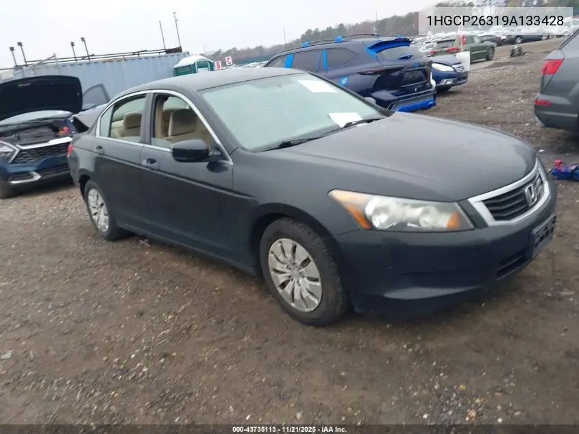 1HGCP26319A133428 2009 Honda Accord 2.4 Lx
