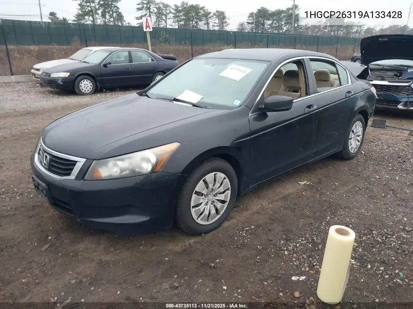 1HGCP26319A133428 2009 Honda Accord 2.4 Lx