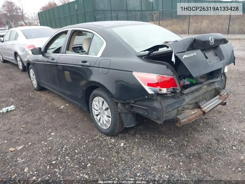 1HGCP26319A133428 2009 Honda Accord 2.4 Lx