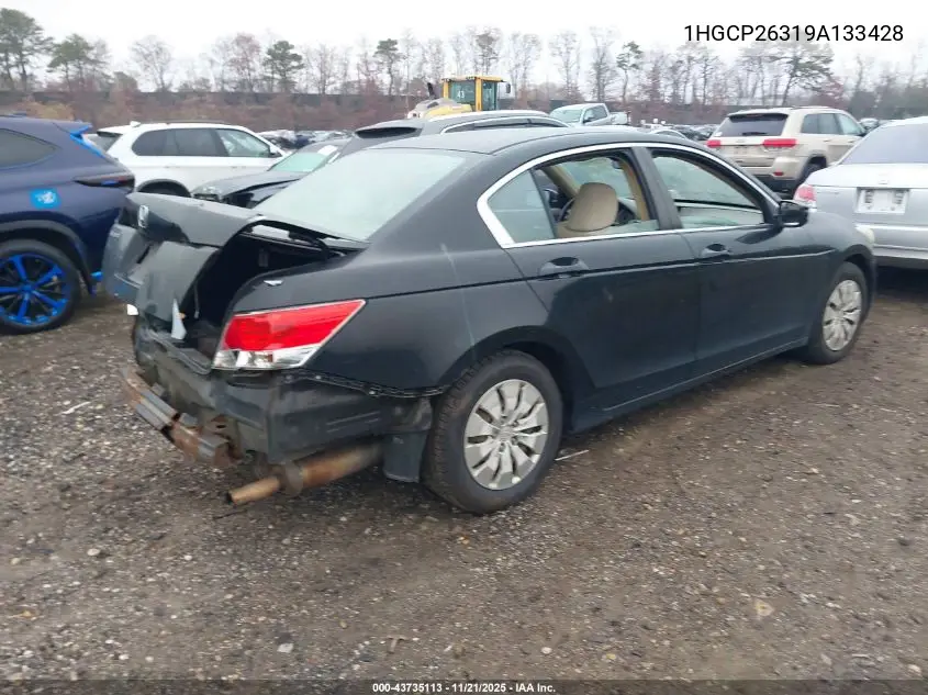 1HGCP26319A133428 2009 Honda Accord 2.4 Lx