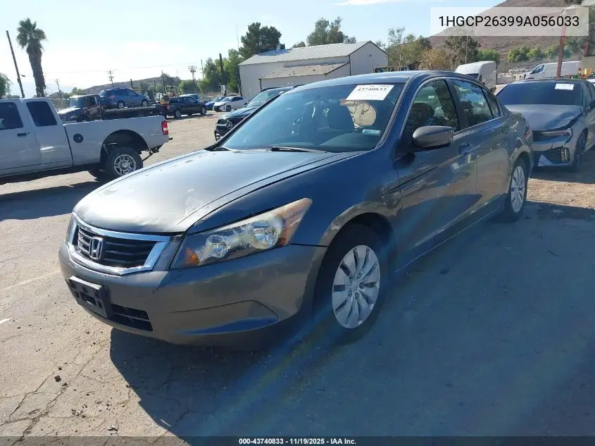 1HGCP26399A056033 2009 Honda Accord 2.4 Lx