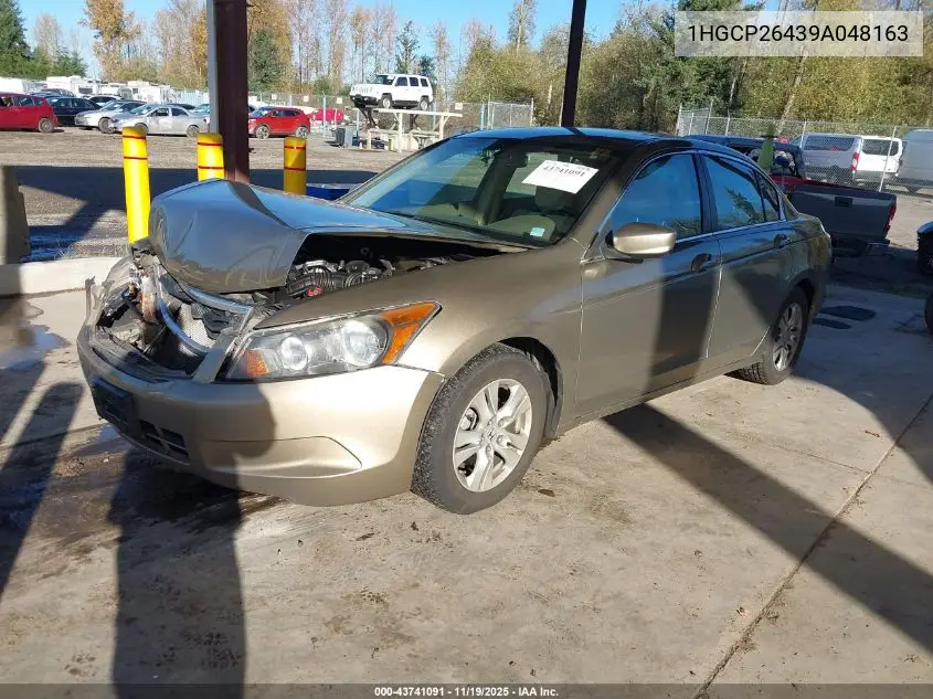 1HGCP26439A048163 2009 Honda Accord 2.4 Lx-P