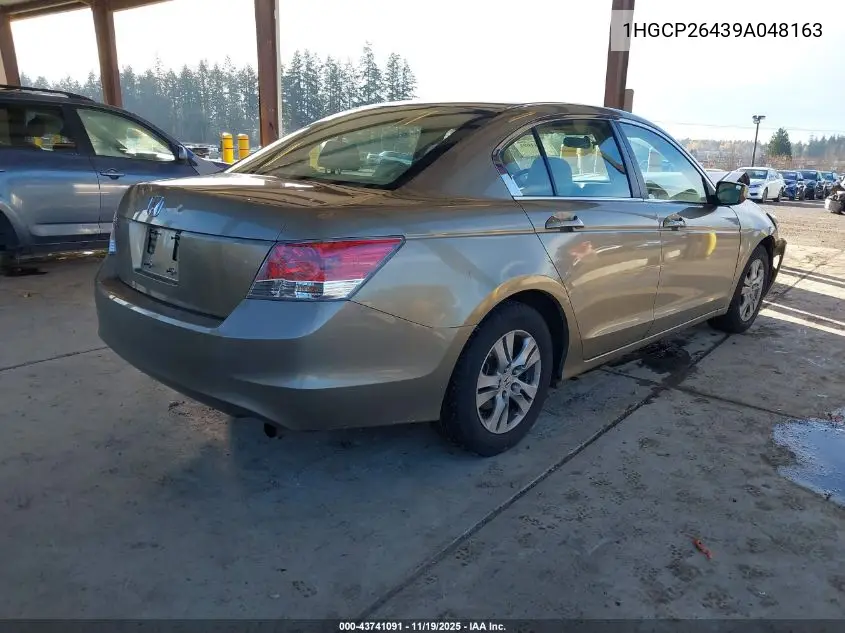 1HGCP26439A048163 2009 Honda Accord 2.4 Lx-P